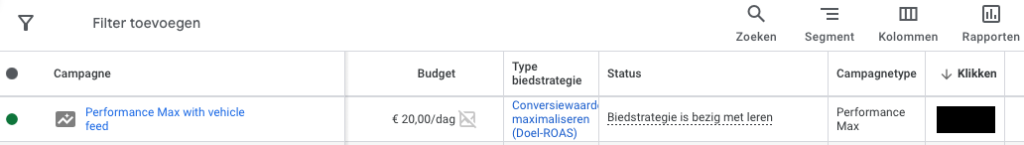 Google Vehicle Ads Performance Max